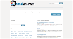 Desktop Screenshot of estudiapuntes.com
